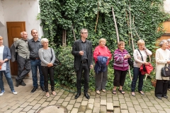 vernisáž výstavy Hra… koláže Jiřího Tomana a Víta Vokolka v Art Space NOV