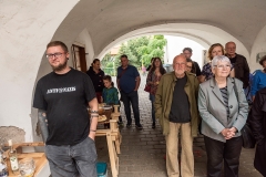 vernisáž výstavy Hra… koláže Jiřího Tomana a Víta Vokolka v Art Space NOV