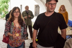 vernisáž výstavy Hra… koláže Jiřího Tomana a Víta Vokolka v Art Space NOV